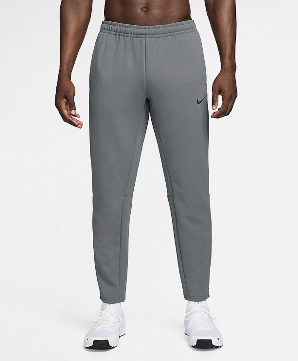 Nike Men’s Dri-FIT Flex Open Hem Training Pants Size L Smoke Grey IF2987-084-NEW